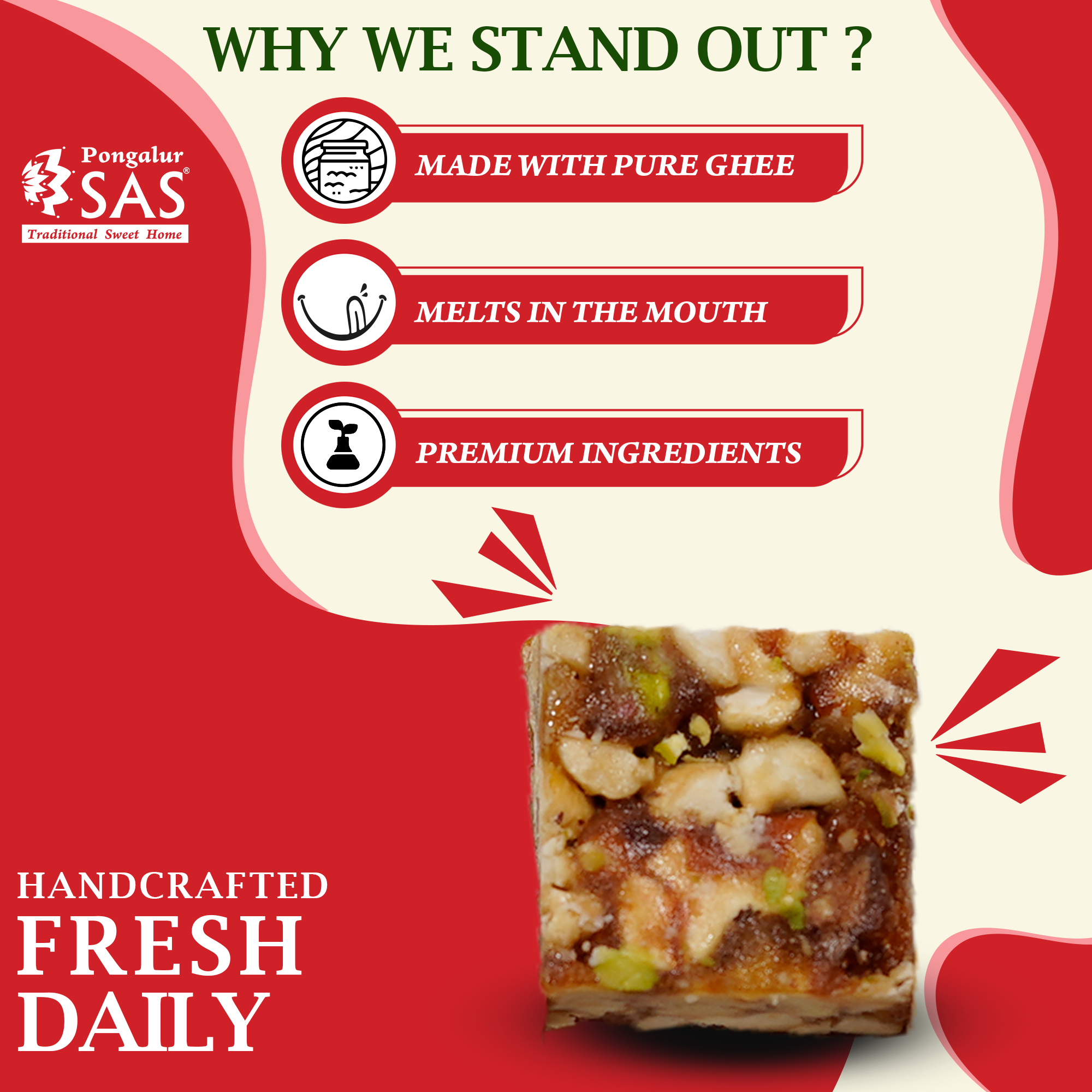 Dry Fruits Burfi - Image 6